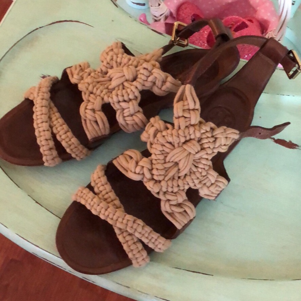 Tory Burch crochet sandals